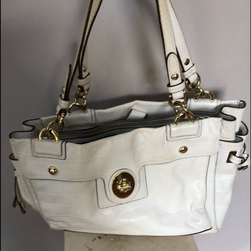 Coach Cream Patton leather bag